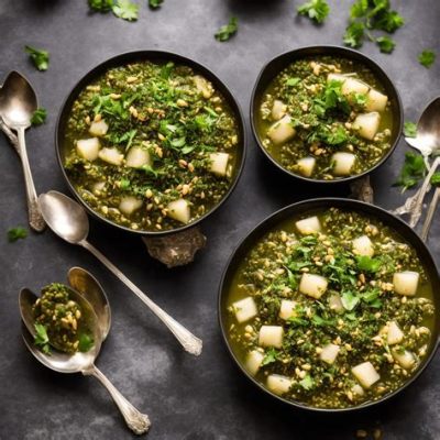  Gormeh Sabzi:  An explosion of fragrant herbs and tangy lime perfectly captures the essence of Iranian cuisine!