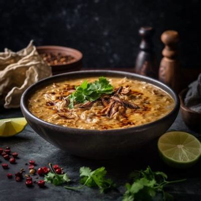  Haleem:  A Rich and Savory Slow-Cooked Stew Bursting with Aromatic Spices and Tender Meat